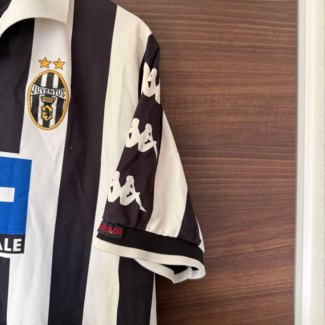 90s Kappa ガラリベロ ユベントス サッカーシャツ Lサイズ