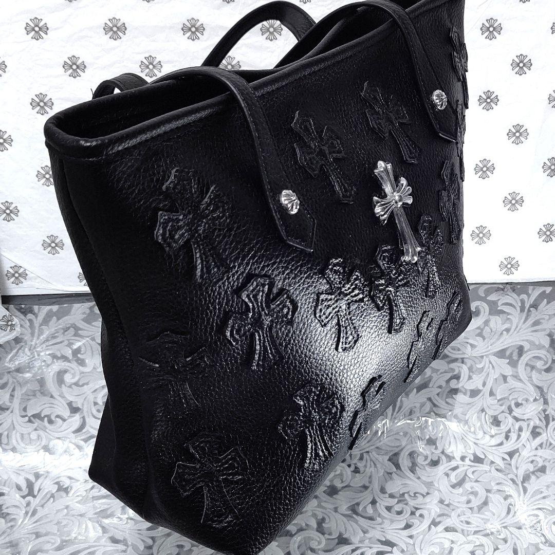 圧巻 19セメタリークロス & 1ポイントクロス レザー トートバッグ