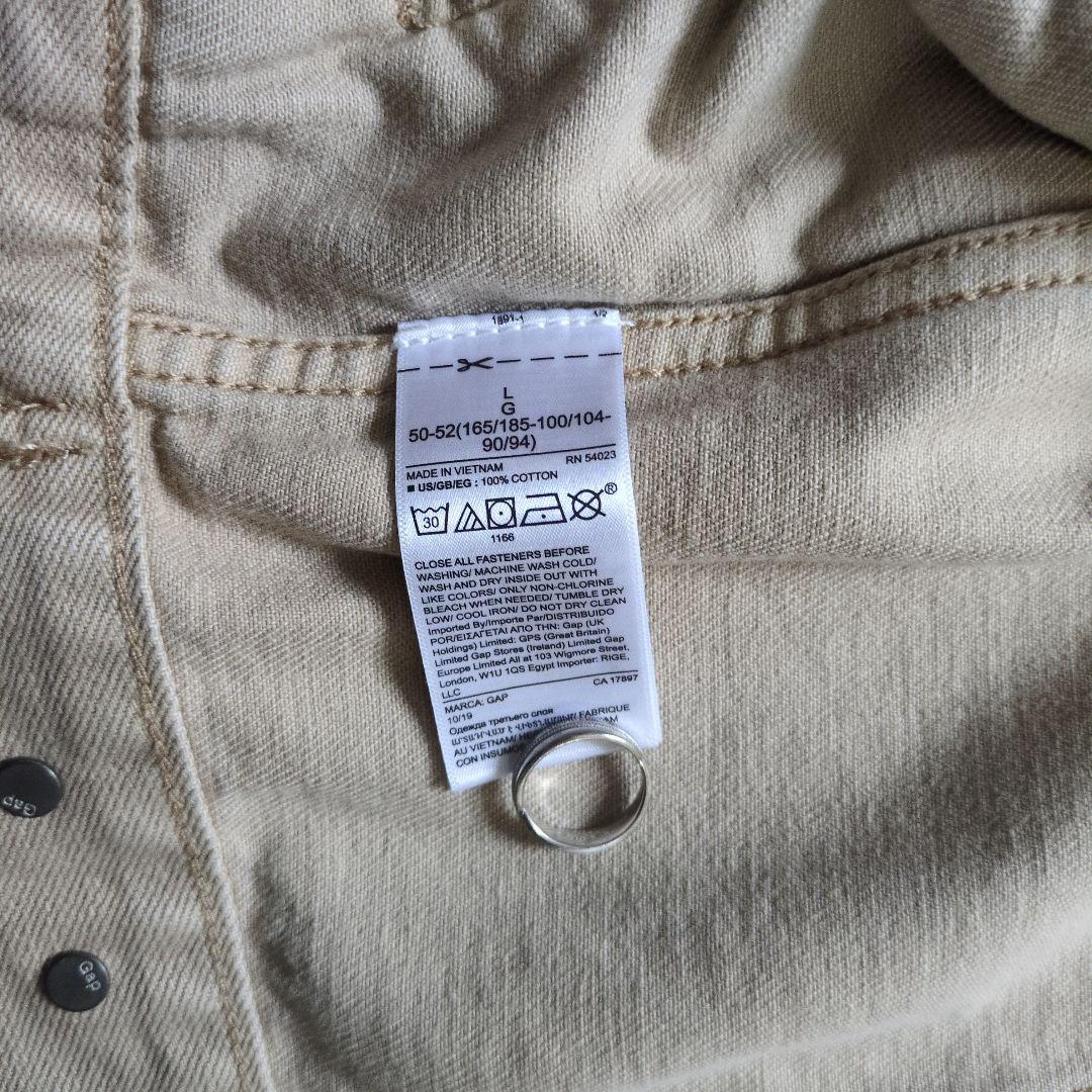 【新品】GAP 50周年　ウエスタンデニムジャケット　ベージュ