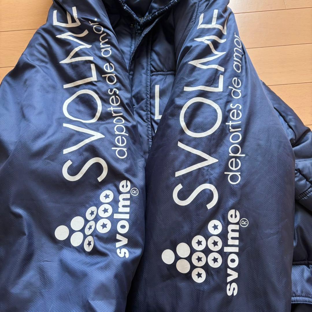 美品 SVOLME スボルメ ベンチコート ネイビー L-XL