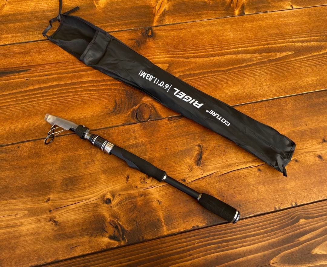 テレスコロッド　バスロッド　ライトゲーム 6ft 183 スピニング　バス釣り