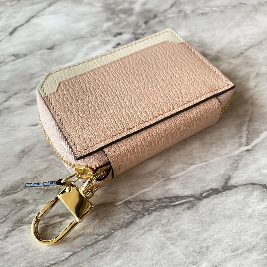 2293【新品 定価2.2万円】ラルコバレーノ★スマートWキーケース★鍵入れ★