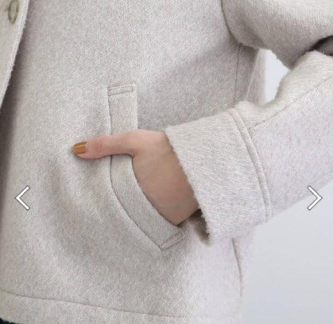 【完全タグ付き新品】ループツィードスタンドカラーコート