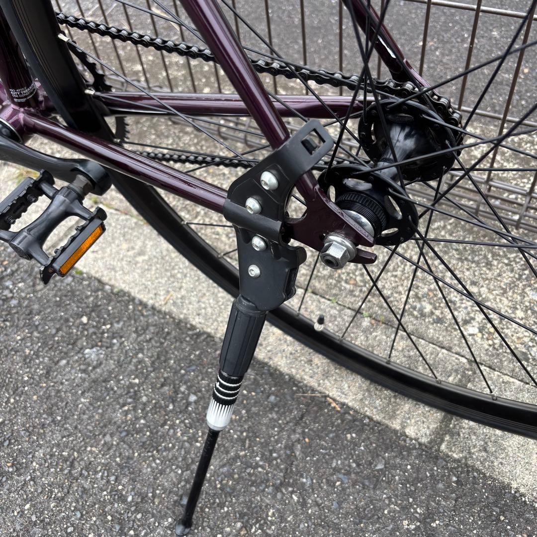 FUJI FEATHER クロモリ ピスト 54 ディープパープル