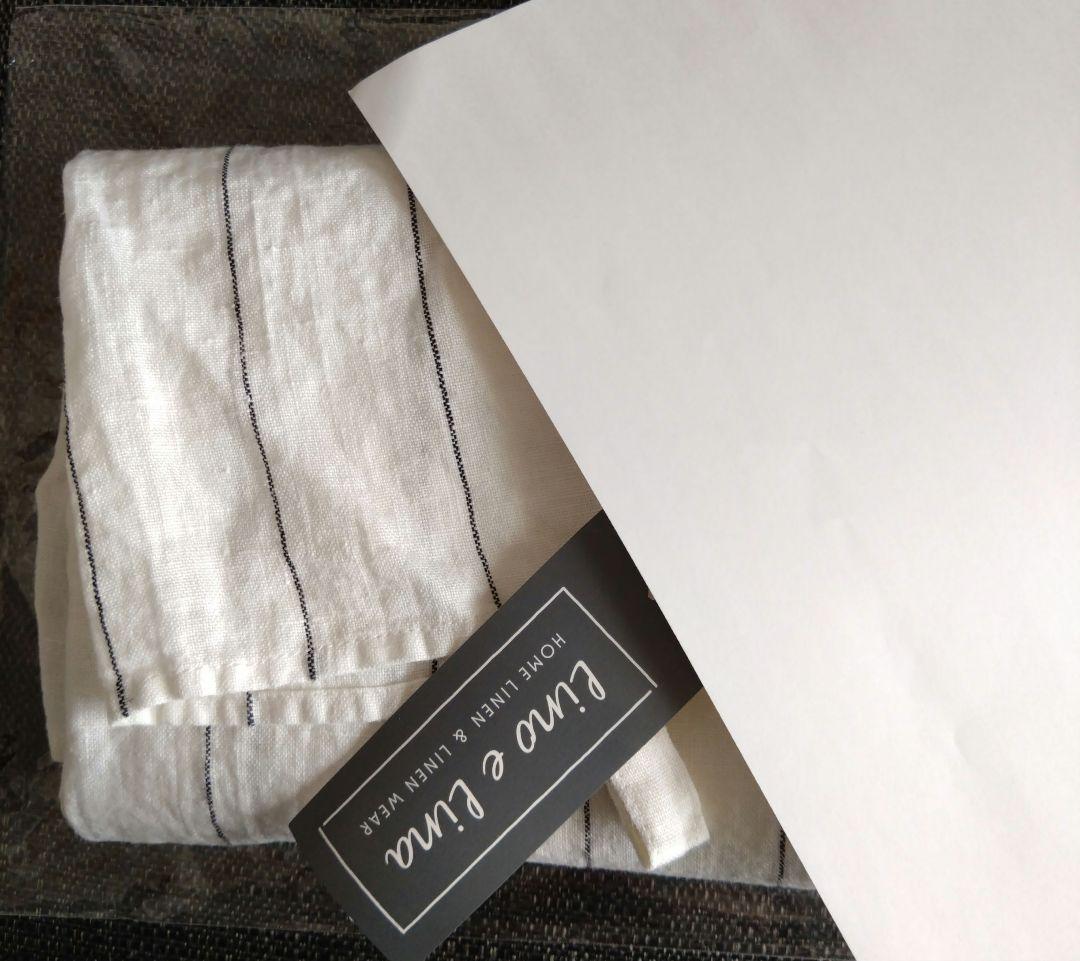 【未使用品タグ付き】Lino e Lina リーノエリーナ リネンエプロン