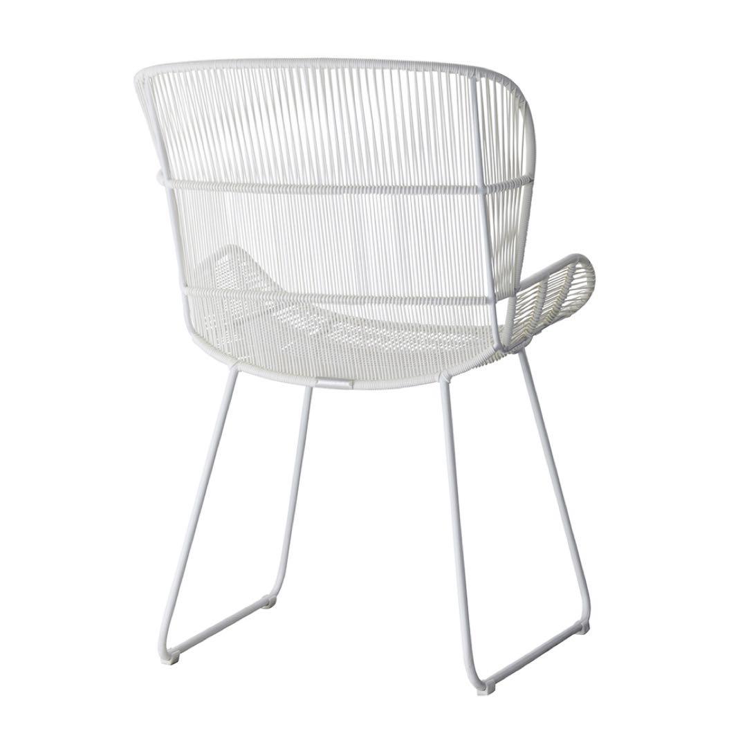 【新品未開封】 Oliver オリバー アウトドアチェア ホワイト スチール素材