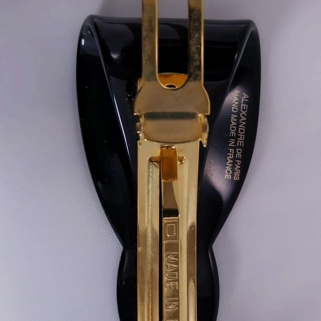 アレクサンドルドゥパリ　リボンバレッタ　ブラック