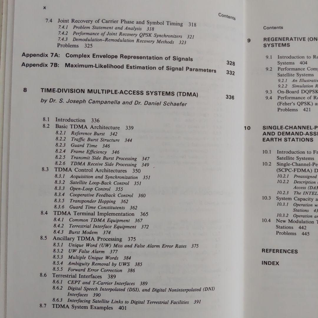 洋書 Digital Communications Satellite / Earth