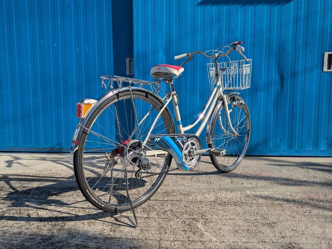 美品　昭和 レトロ 自転車 富士 軽快車　実用車　ビンテージ　名古屋