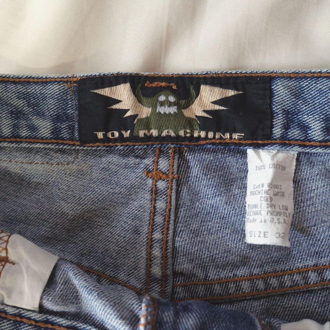トイマシーン TOY MACHINE ワイドデニムパンツ