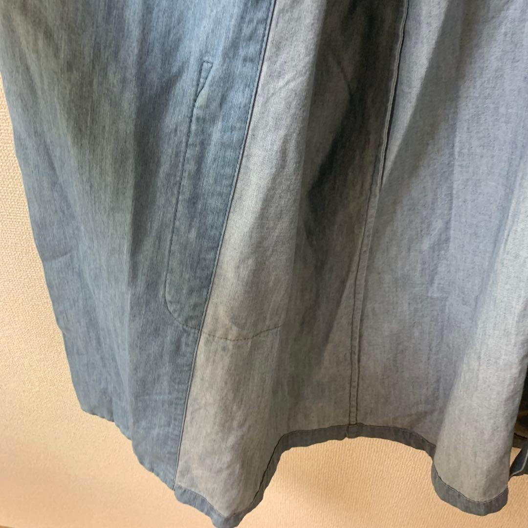 van【新品未使用ロングストールコート　ムラ糸デニム　5.5oz サイズ5