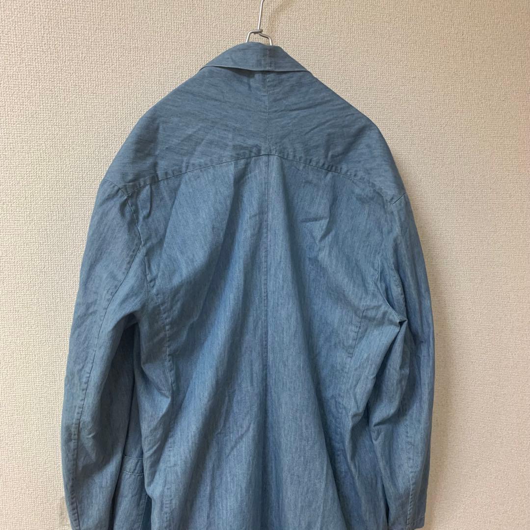 van【新品未使用ロングストールコート　ムラ糸デニム　5.5oz サイズ5