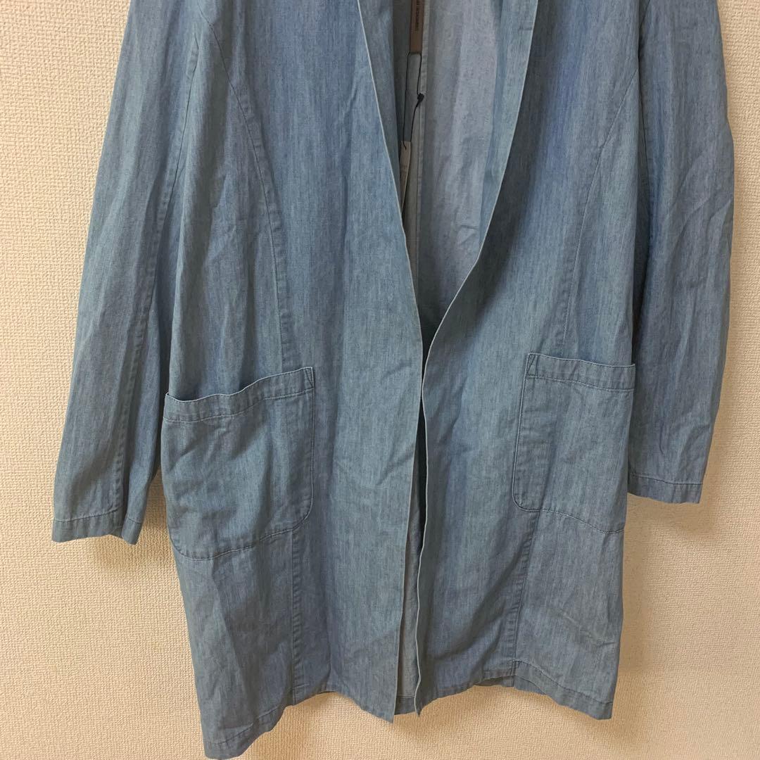 van【新品未使用ロングストールコート　ムラ糸デニム　5.5oz サイズ5