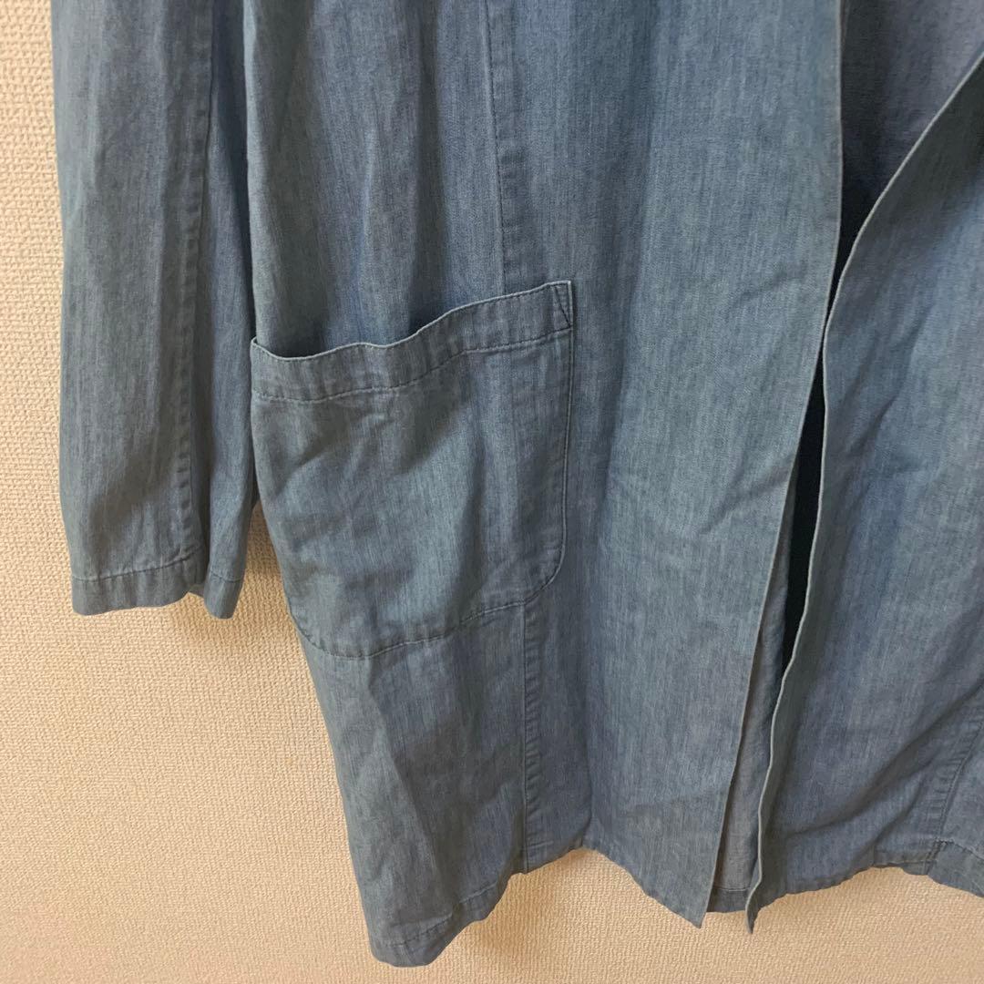 van【新品未使用ロングストールコート　ムラ糸デニム　5.5oz サイズ5