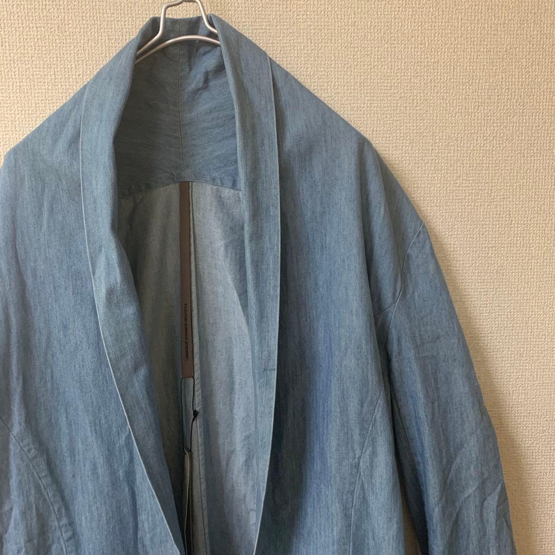 van【新品未使用ロングストールコート　ムラ糸デニム　5.5oz サイズ5