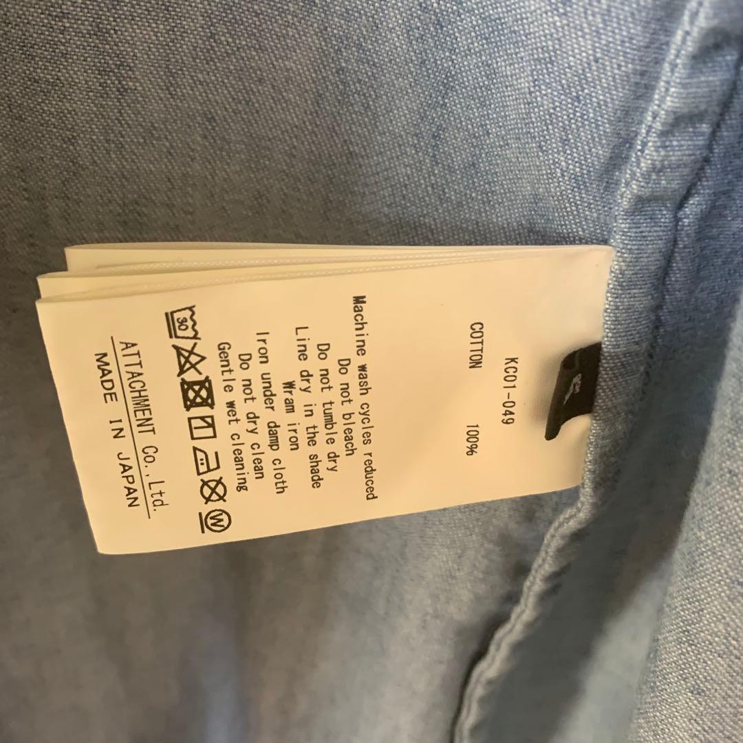 van【新品未使用ロングストールコート　ムラ糸デニム　5.5oz サイズ5