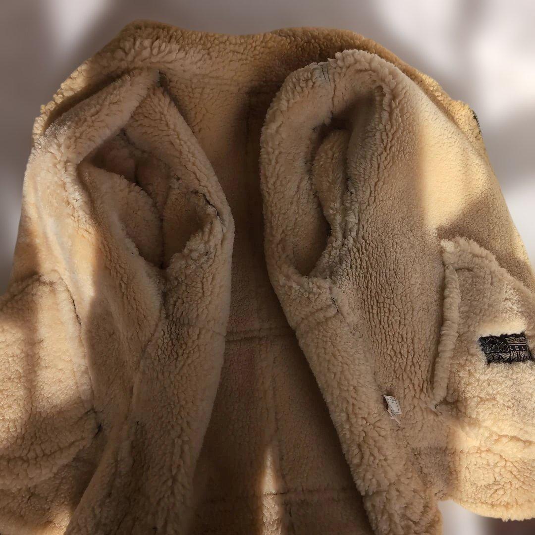 最終❗️ヴィンテージ90s B3 B-3 羊革レザージャケットL 茶