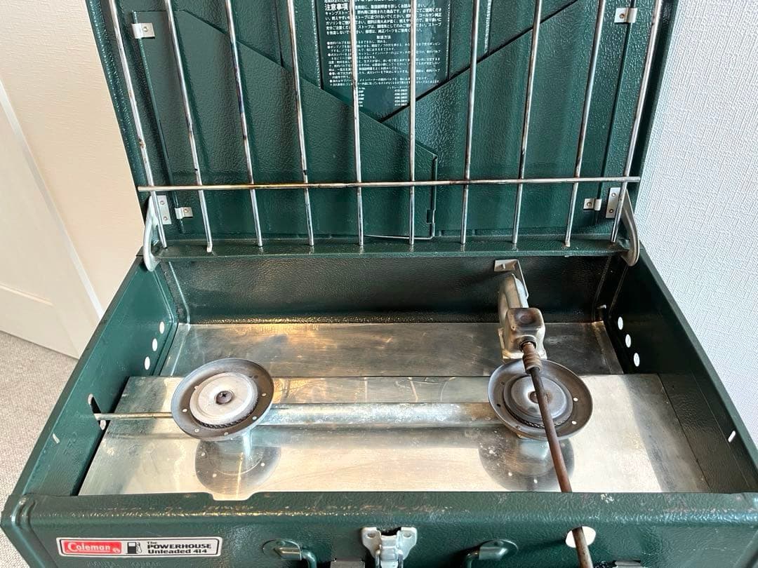 Colemanツーバーナー 414 &  Peakマルチスタンド＆etc