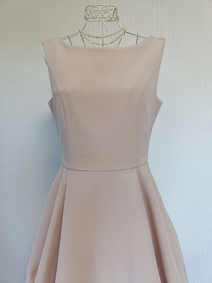 ☆フォクシーニューヨークBaronドレスワンピースピンクベージュ希少42☆