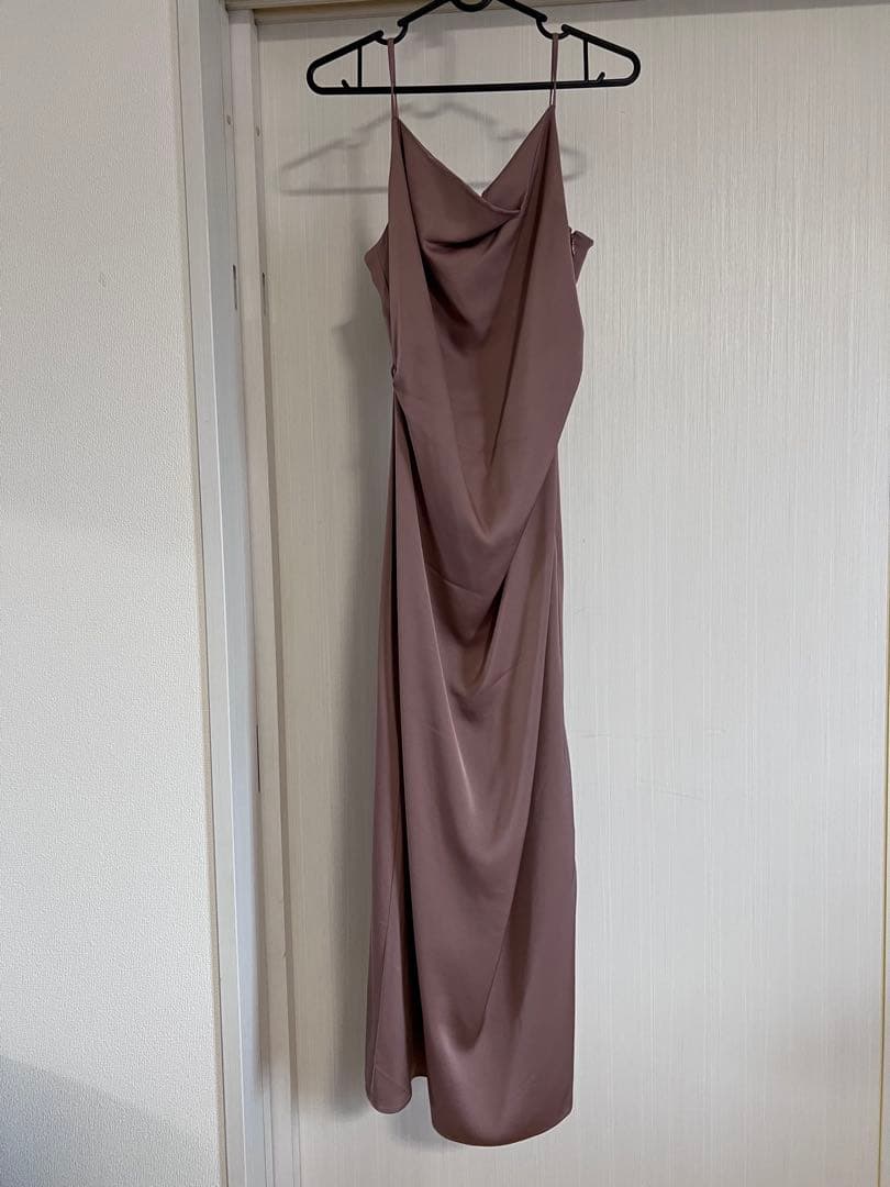 FRAY I.D ドレープサテンキャミワンピース