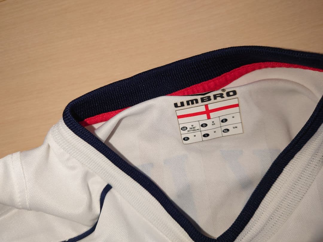 イングランド代表　ユニフォーム　ベッカム