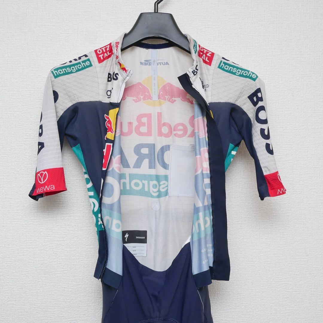 選手支給品 レッドブルボーラハンスグローエ ロードスーツ スキンスーツ プロ