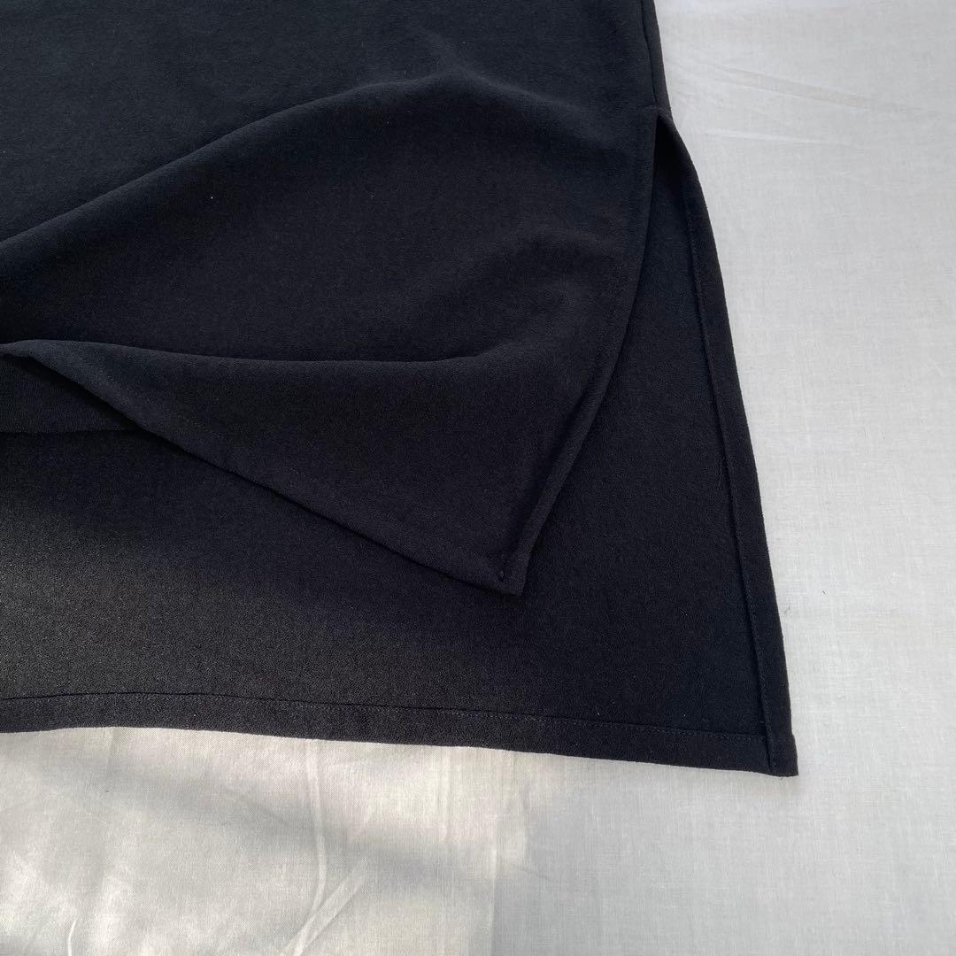 mizuiro ind ミズイロインド プリーツカラー ワンピース 黒