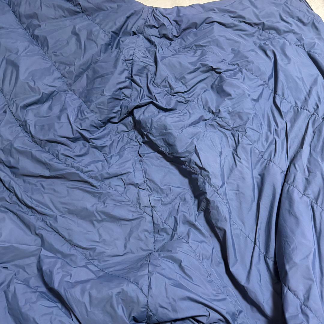 人気モンベル　スパイラルダウンハガー#5ブルー寝袋右ジップ　クリーニング済