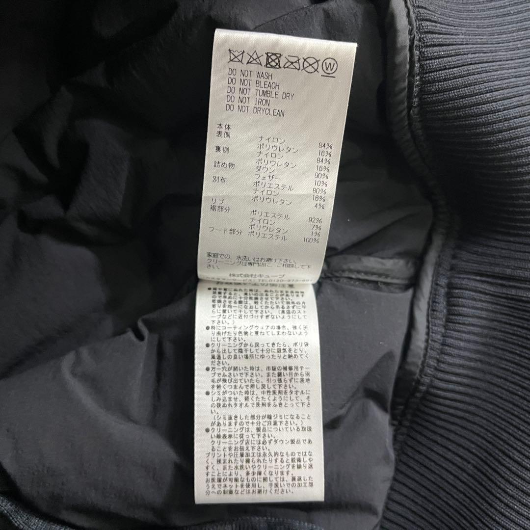 メンズウェア MARK&LONA HALF ZIP SEAMLESS DOWN JKT 50