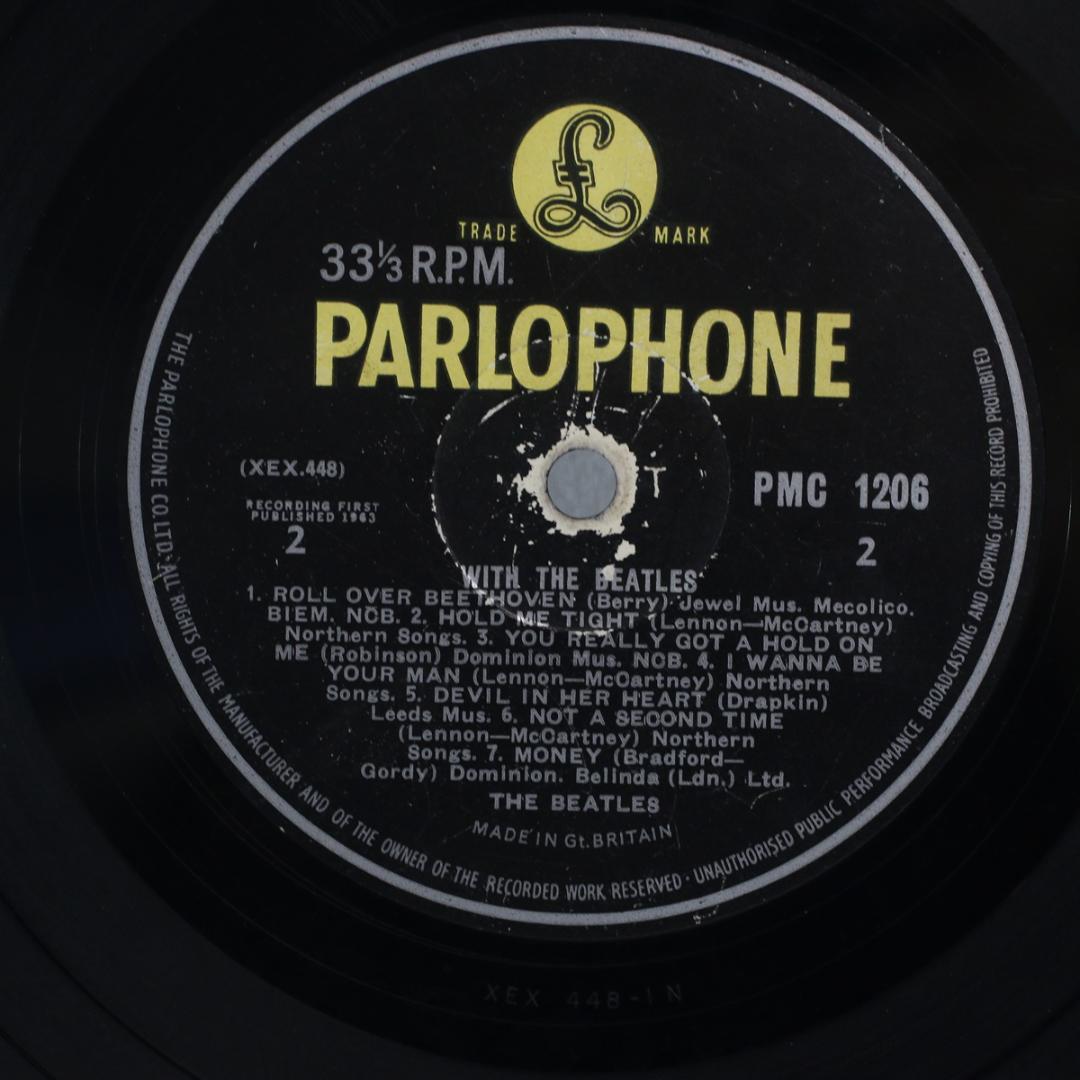 英LP With The Beatles UK盤 Mono 1stプレス MT