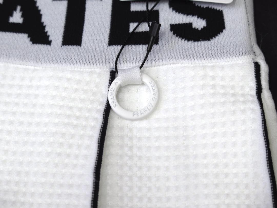 新品● パーリーゲイツ ●ワッフル素材　プリーツスカート　ホワイト/L