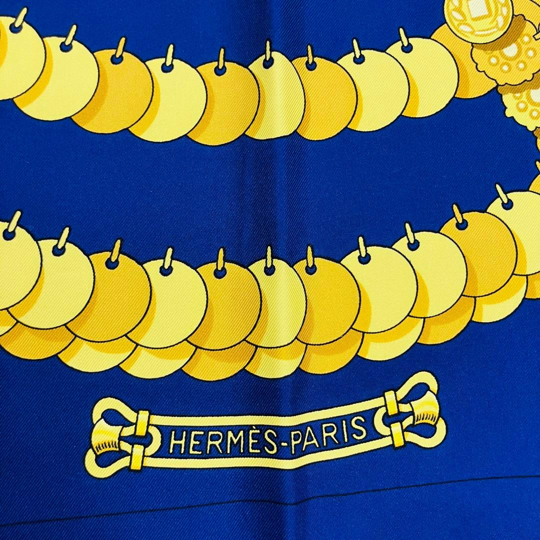 11s30 美品 エルメス HERMÈSスカーフ KOSMIMA シルク100%