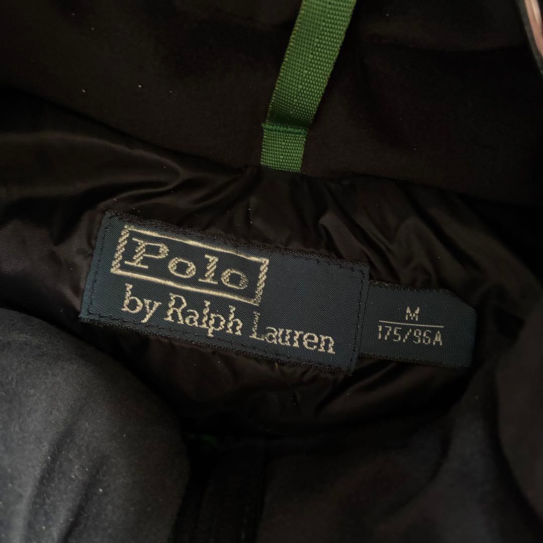 ラルフローレン ダウンベスト フード M 星条旗 ビッグポニー ワッペン