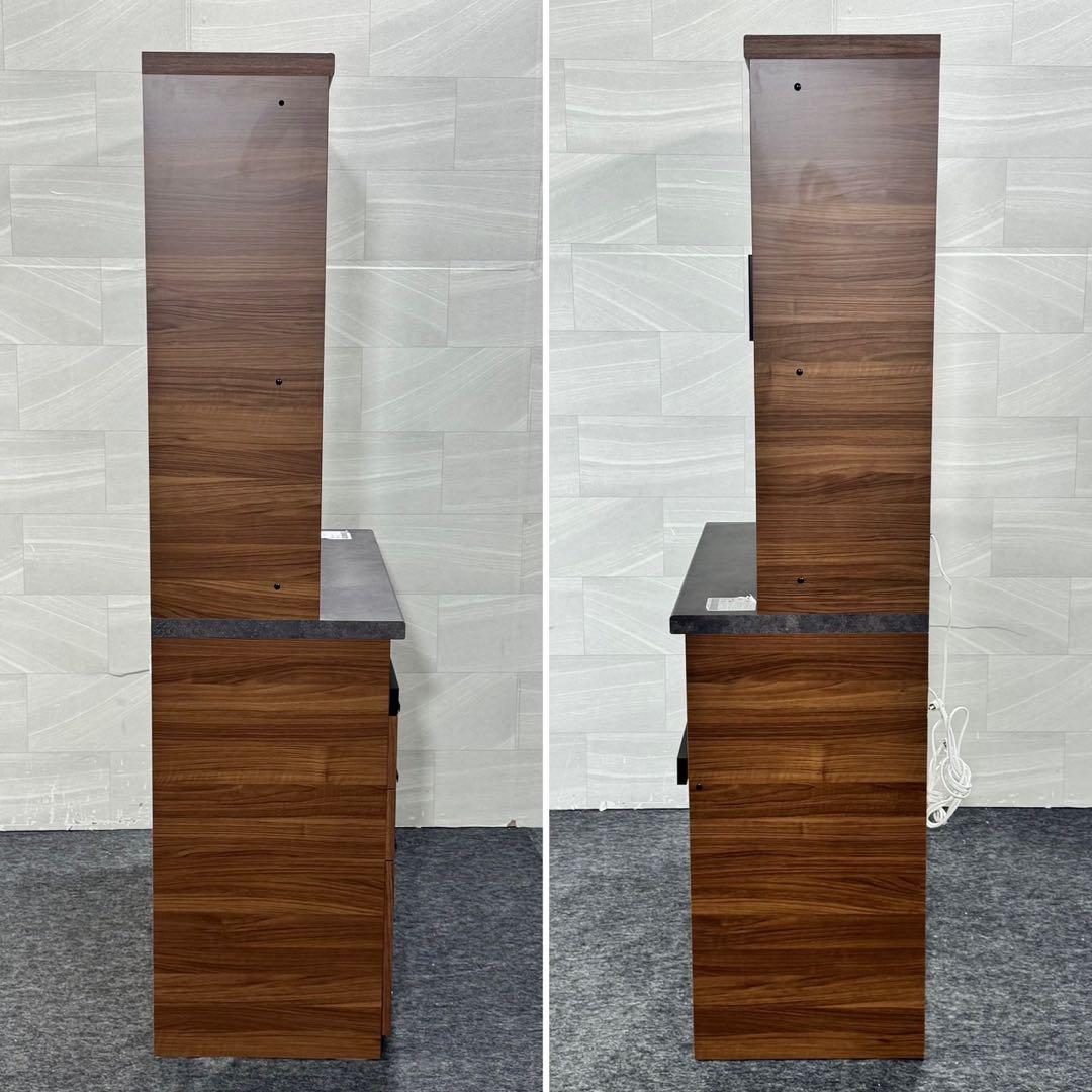 パモウナ 食器棚 オープンボード SY-900R 幅90cm d5387