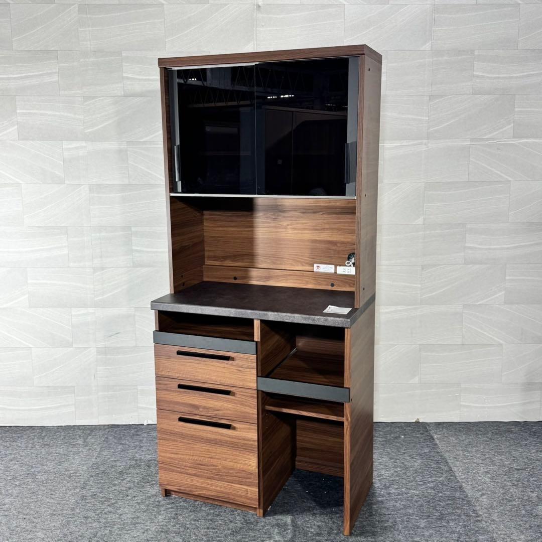 パモウナ 食器棚 オープンボード SY-900R 幅90cm d5387