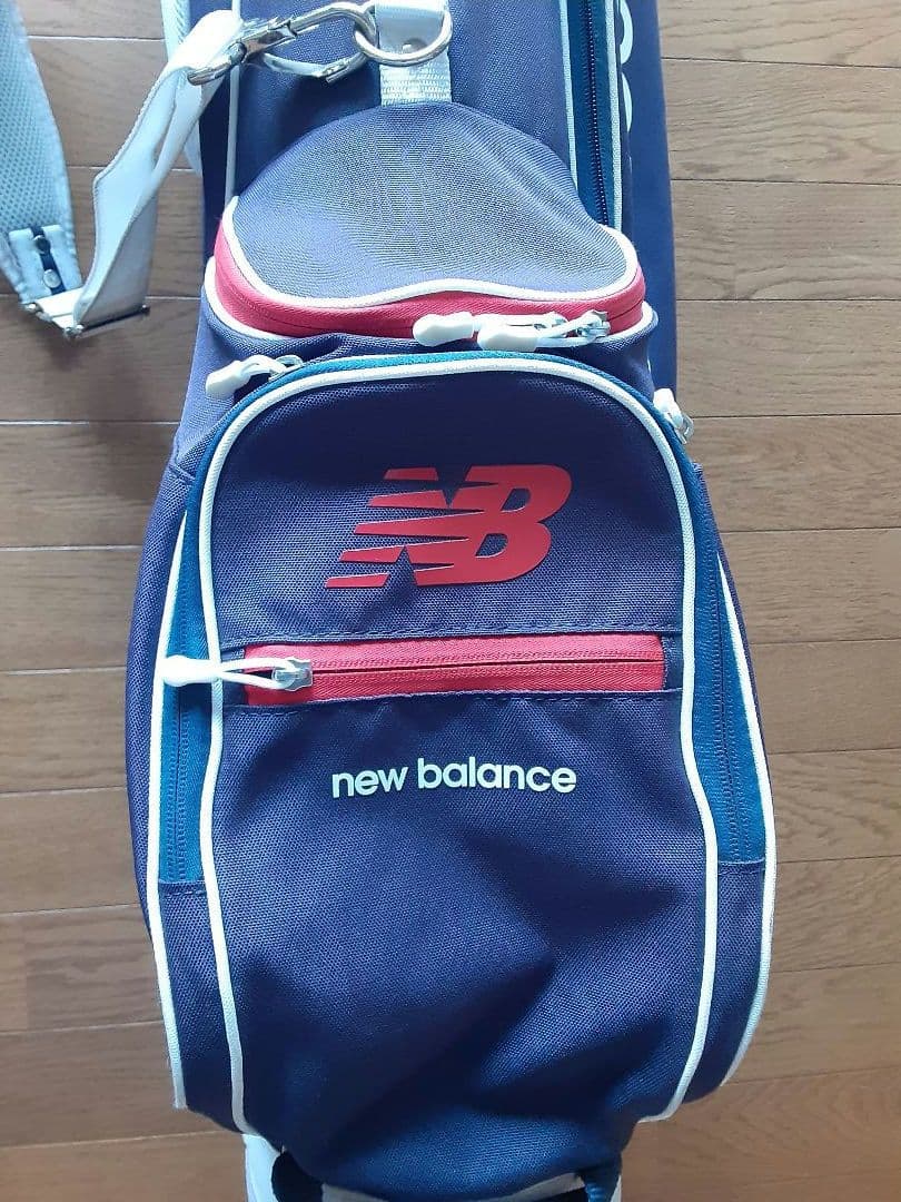 ニューバランス☆キャディバッグ スタンド式 ネイビー☆サブバッグ☆セット