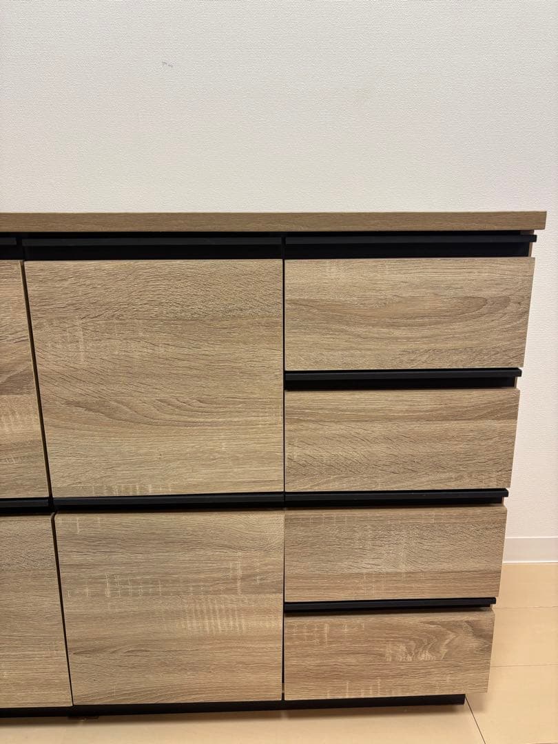 アイリスオーヤマ ライトナチュラル キャビネット 119cm