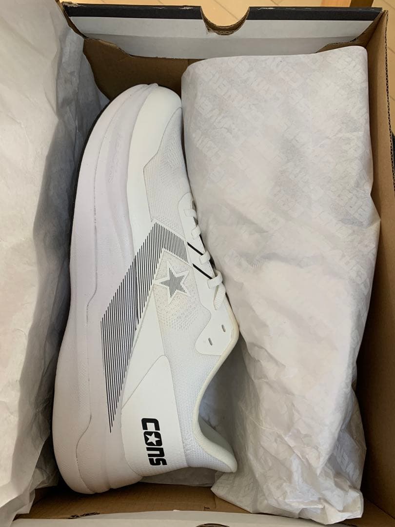 CONVERSE REACT ホワイト ランニングシューズ 28.5