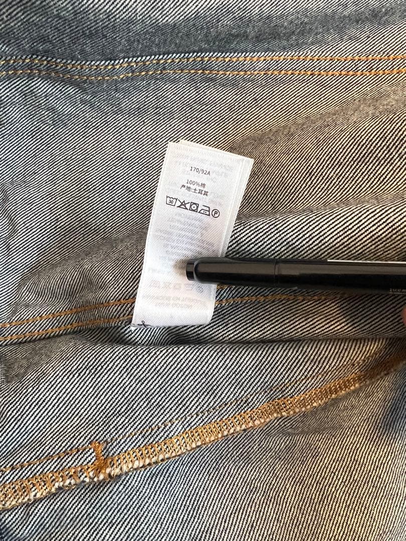 stussy TRUCKER JACKET DENIM Sサイズ