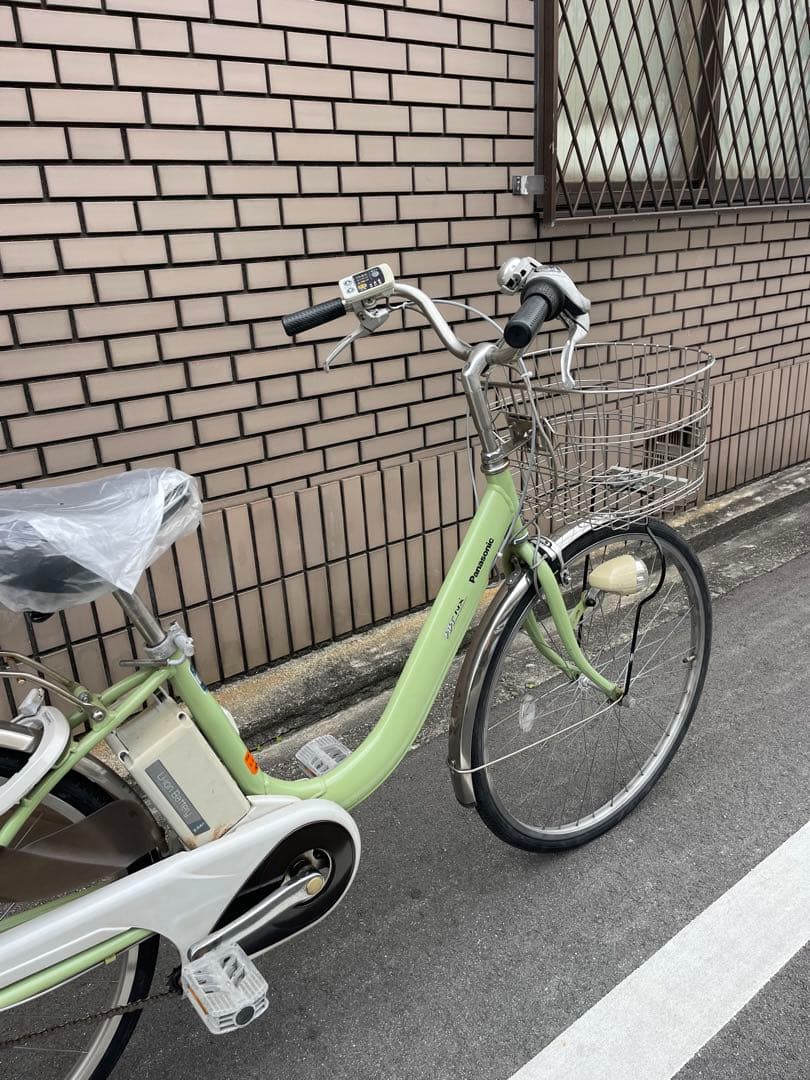 6.6ahパナソニック電動アシスト自転車26インチ