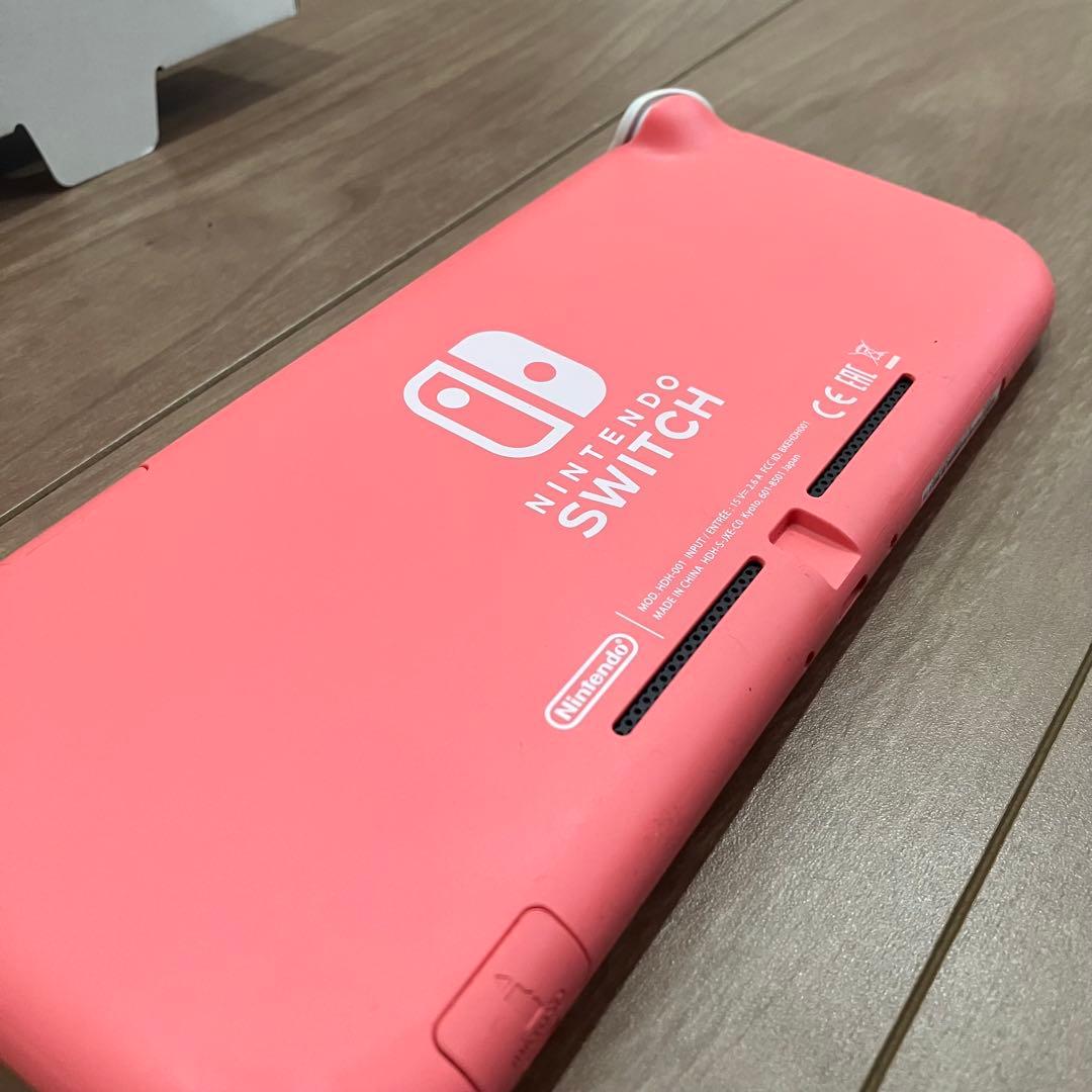 Nintendo Switch Lite コーラルピンク　箱付き