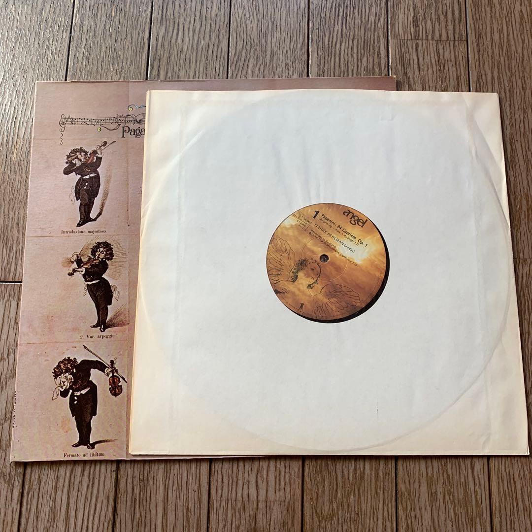 パガニーニ:24の奇想曲イツァーク•パールマンLP1枚アルバム1972年US盤