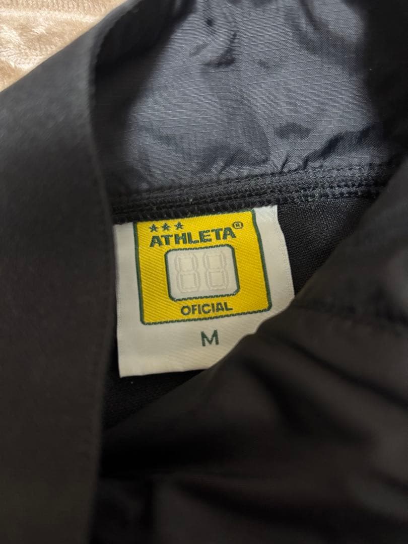 ATHLETA 黒 ジャージ　セットアップ　M