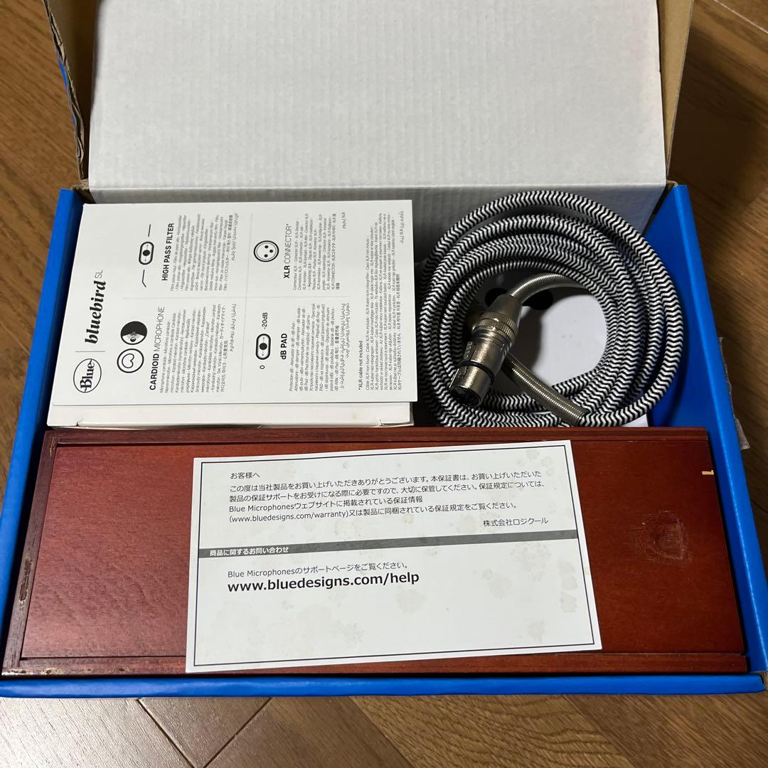 bluebird sl コンデンサーマイク 本体、箱付き 動作確認済み