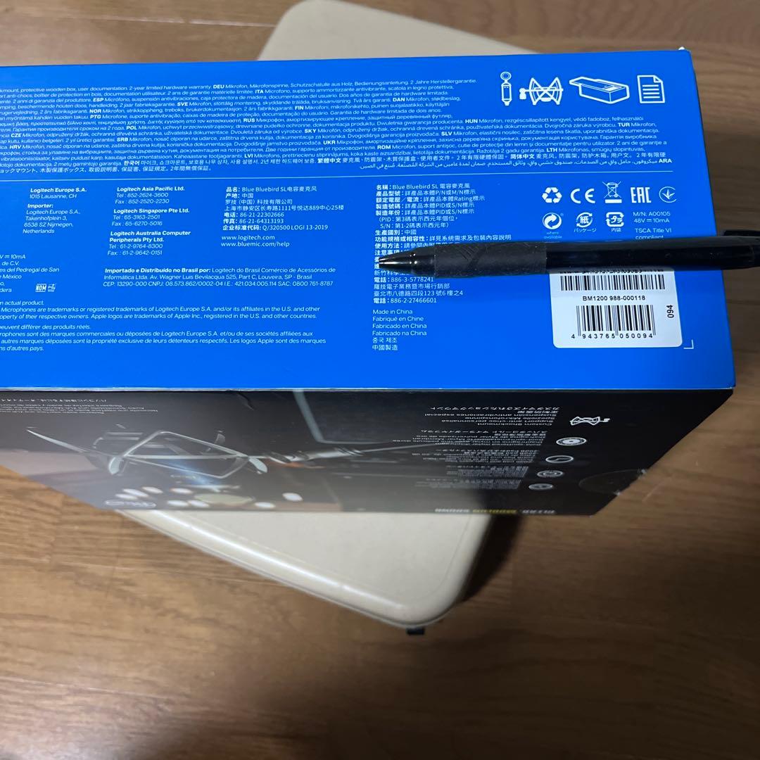 bluebird sl コンデンサーマイク 本体、箱付き 動作確認済み