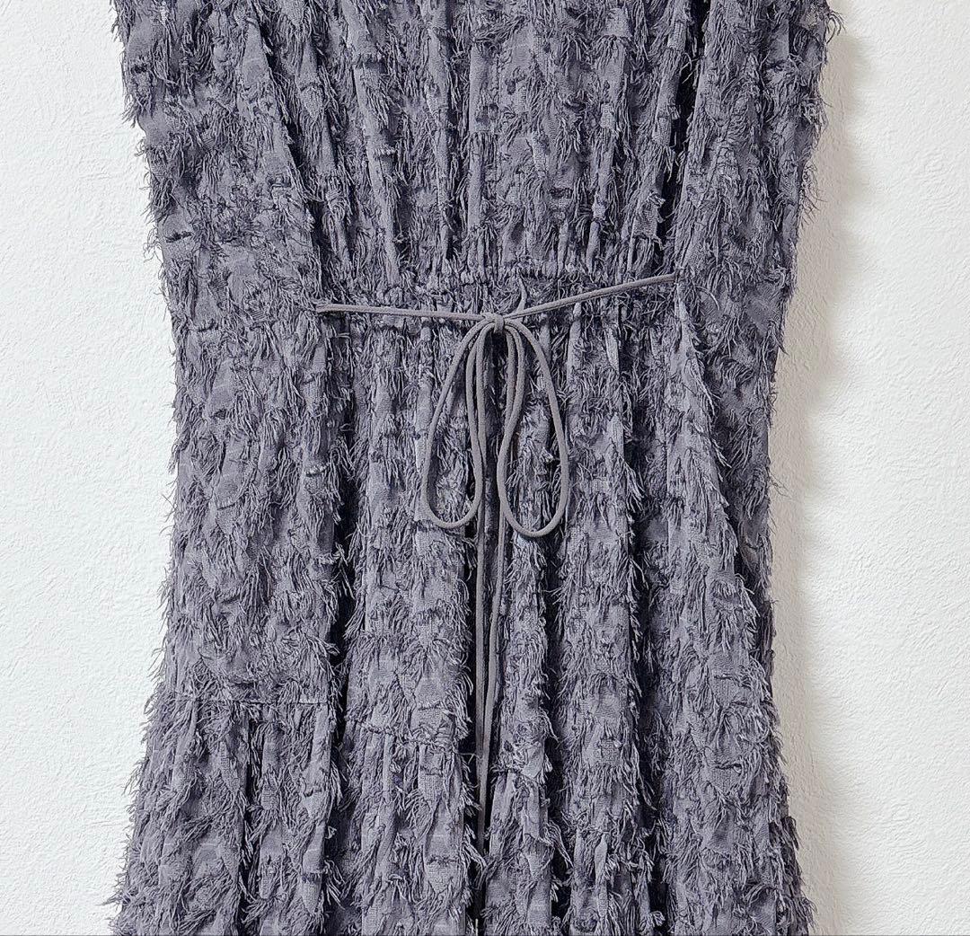 FRAY I.D ワンピース 1 フリンジジャガード カシュクール