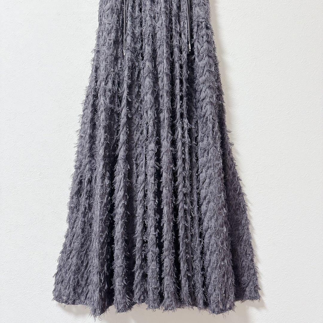 FRAY I.D ワンピース 1 フリンジジャガード カシュクール