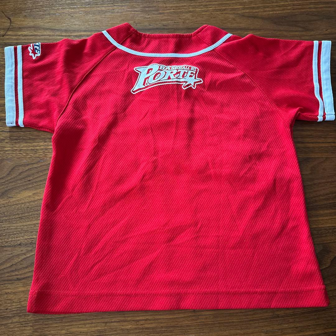 野球　ポルテ　ユニフォーム　115cm 4点セット
