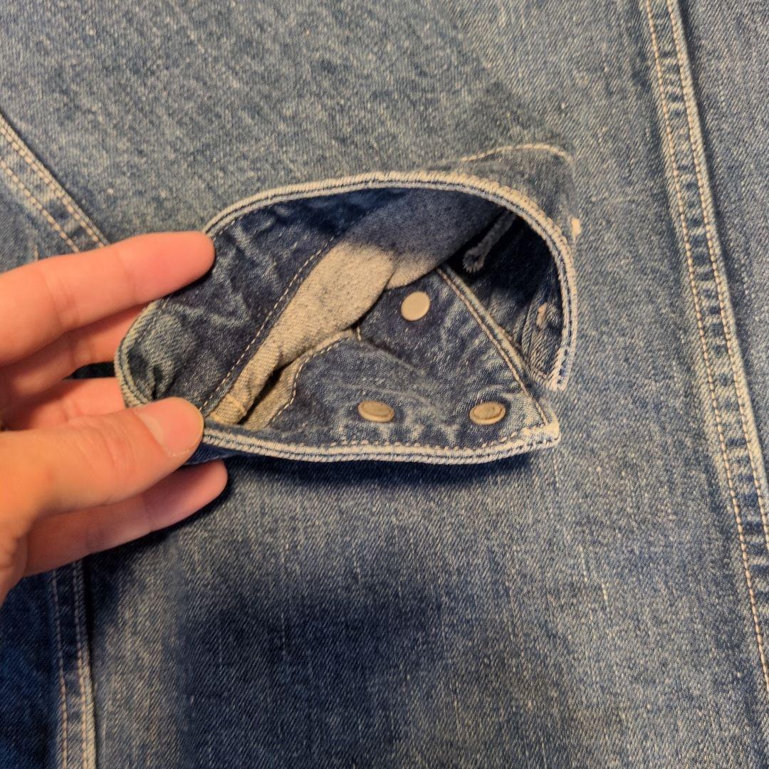 ヒューマンメイド デニムカバーオールジャケット L