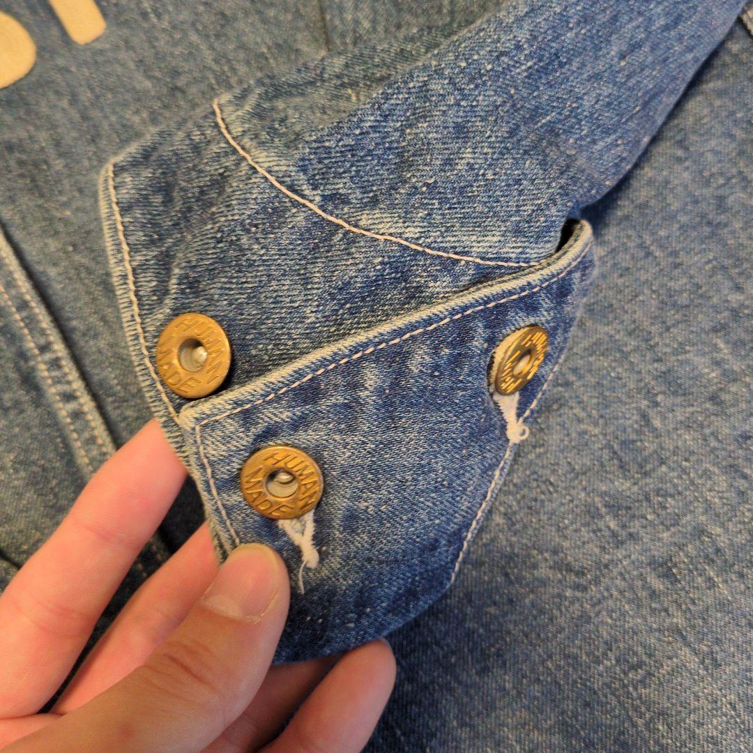 ヒューマンメイド デニムカバーオールジャケット L